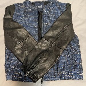 Women's Blue and Black Jacket